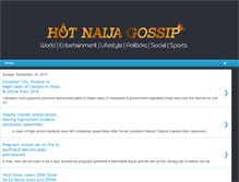 Tablet Screenshot of hotnaijagossip.com